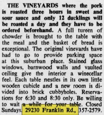 The Vineyards - Apr 1969 Article (newer photo)